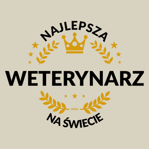 Najlepsza Weterynarz Na Świecie - Torba Na Zakupy Natural