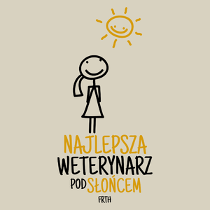 Najlepsza Weterynarz Pod Słońcem - Torba Na Zakupy Natural