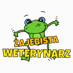 Żajebista Weterynarz - Poduszka Biała