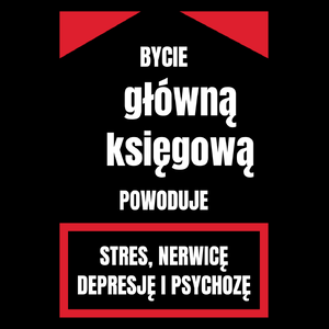 Bycie Główną Księgową - Torba Na Zakupy Czarna