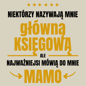 Mama Główna Księgowa - Torba Na Zakupy Natural