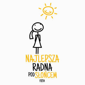 Najlepsza Radna Pod Słońcem - Poduszka Biała