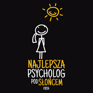 Najlepsza Psycholog Pod Słońcem - Męska Koszulka Czarna