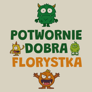 Potwornie Dobra Florystka - Torba Na Zakupy Natural