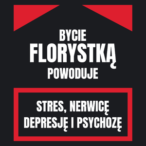 Bycie Florystką - Damska Koszulka Czarna