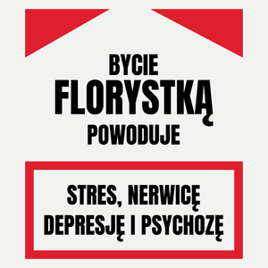 Bycie Florystką - Damska Koszulka Biała