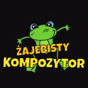 Żajebisty Kompozytor - Męska Bluza z kapturem Czarna