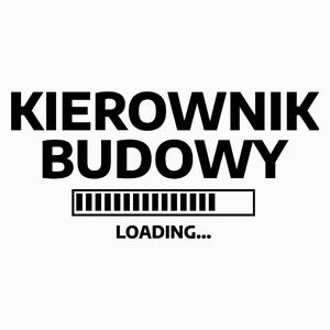 Kierownik Budowy Loading - Poduszka Biała