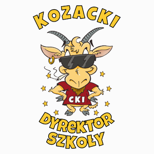 Kozacki Dyrektor Szkoły - Poduszka Biała