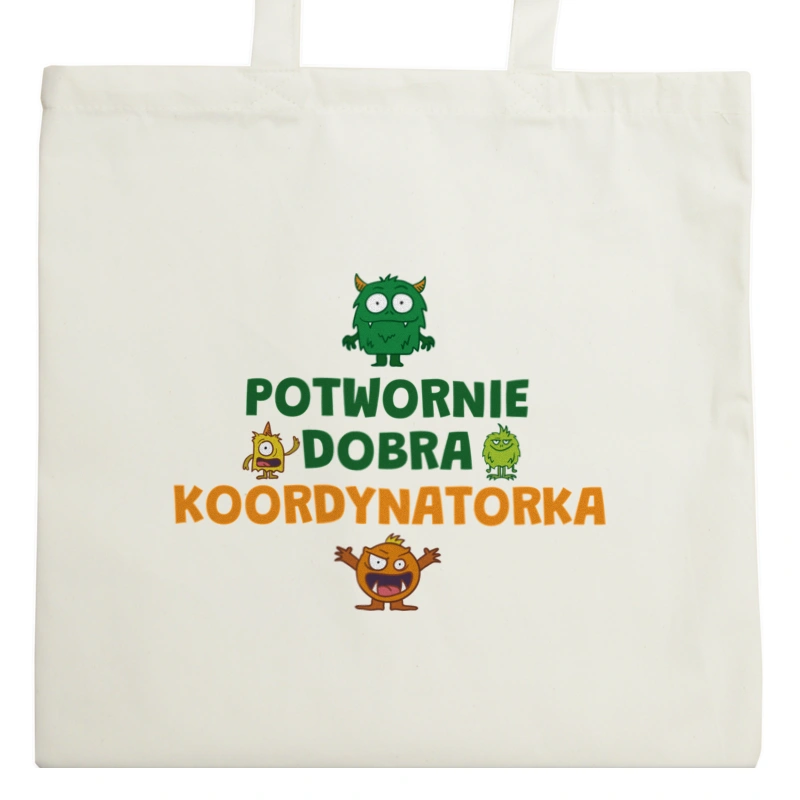 Potwornie Dobra Koordynatorka - Torba Na Zakupy Natural