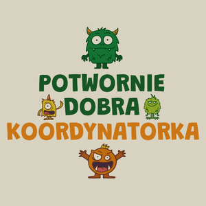 Potwornie Dobra Koordynatorka - Torba Na Zakupy Natural