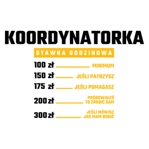 stawka godzinowa koordynatorka - Kubek Biały