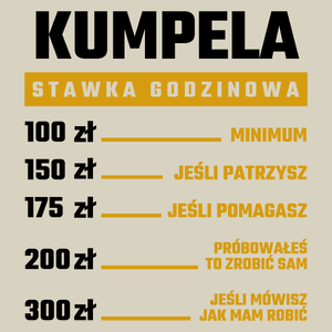 stawka godzinowa kumpela - Torba Na Zakupy Natural