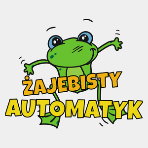 Żajebisty automatyk - Męska Koszulka Biała