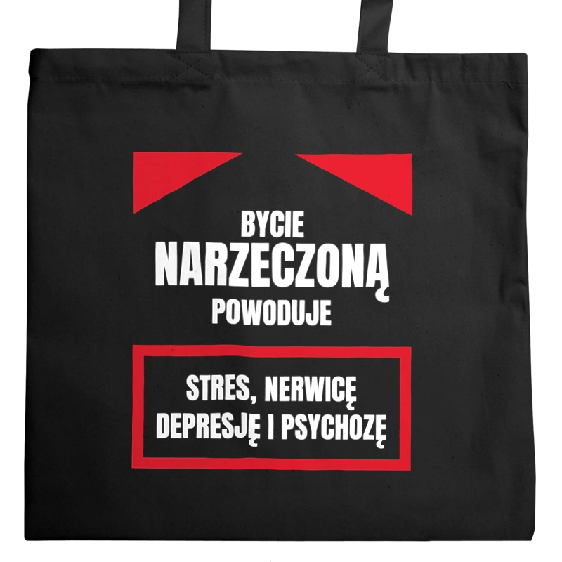 Bycie Narzeczoną - Torba Na Zakupy Czarna