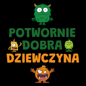 Potwornie Dobra Dziewczyna - Torba Na Zakupy Czarna