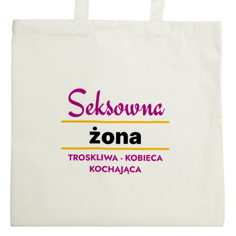 Seksowna Żona - Torba Na Zakupy Natural