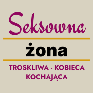 Seksowna Żona - Torba Na Zakupy Natural