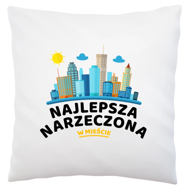 Najlepsza Narzeczona W Mieście - Poduszka Biała