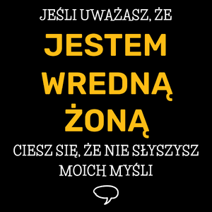 Wredna Żona - Torba Na Zakupy Czarna