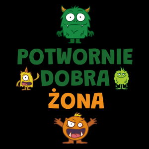 Potwornie Dobra Żona - Torba Na Zakupy Czarna