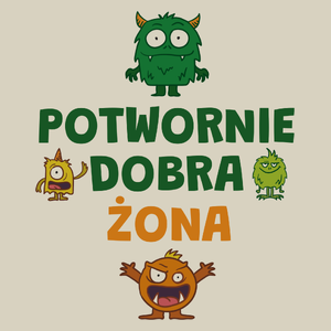 Potwornie Dobra Żona - Torba Na Zakupy Natural