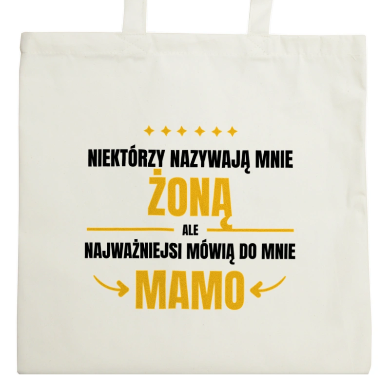 Mama Żona - Torba Na Zakupy Natural