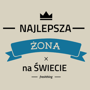 Najlepsza żona na świecie - Torba Na Zakupy Natural