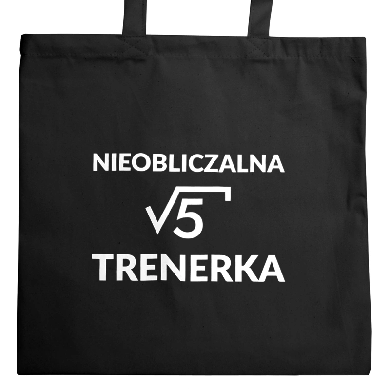 Nieobliczalna Trenerka - Torba Na Zakupy Czarna