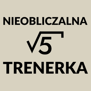 Nieobliczalna Trenerka - Torba Na Zakupy Natural