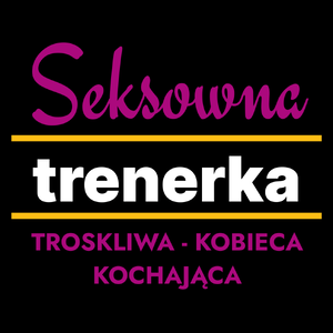 Seksowna Trenerka - Torba Na Zakupy Czarna