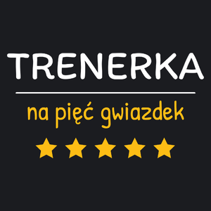 Trenerka Na 5 Gwiazdek - Damska Koszulka Czarna