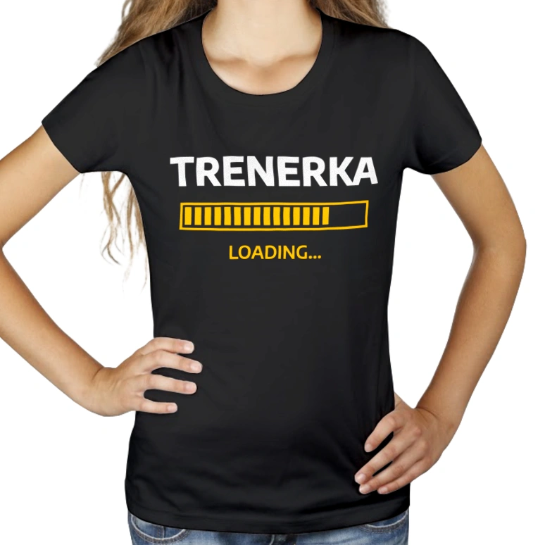 Trenerka Loading - Damska Koszulka Czarna