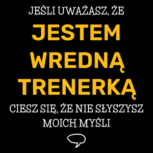 Wredna Trenerka - Torba Na Zakupy Czarna