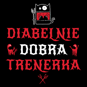 Diabelnie Dobra Trenerka - Torba Na Zakupy Czarna