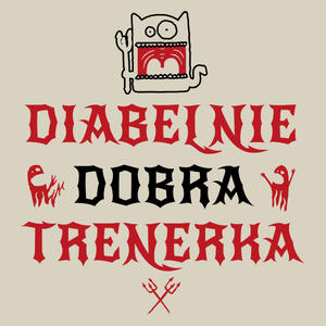 Diabelnie Dobra Trenerka - Torba Na Zakupy Natural