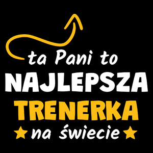 Ta Pani To Najlepsza Trenerka Na Świecie - Torba Na Zakupy Czarna