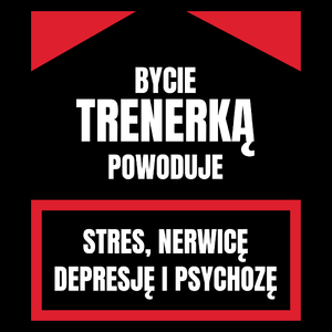 Bycie Trenerką - Torba Na Zakupy Czarna