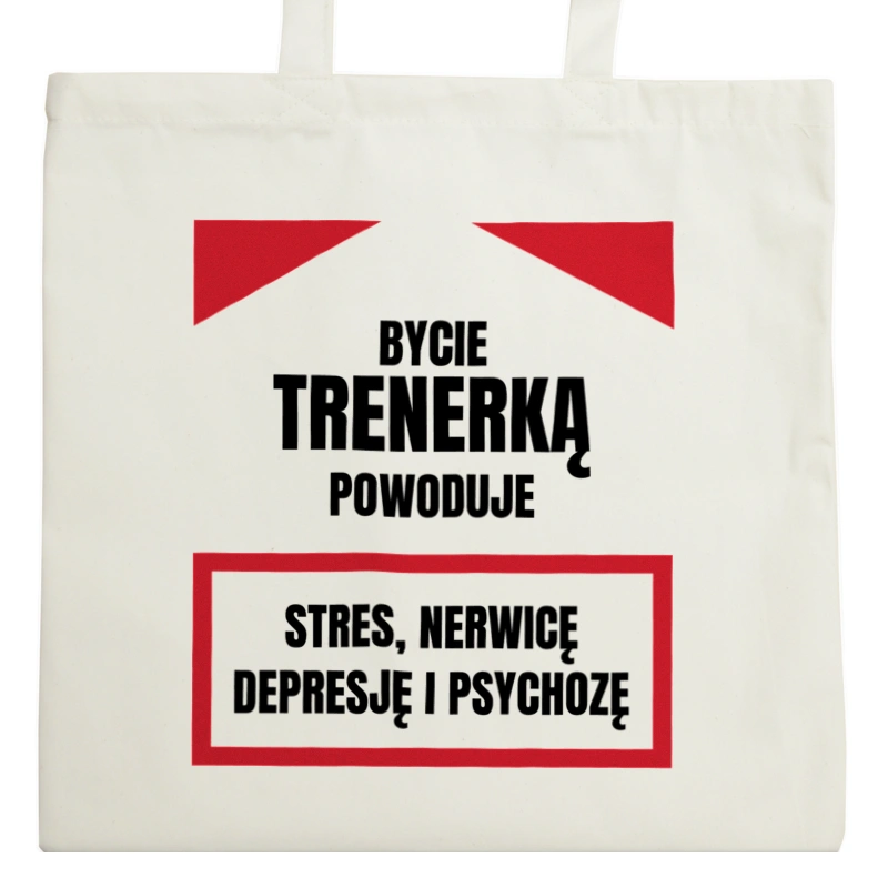 Bycie Trenerką - Torba Na Zakupy Natural