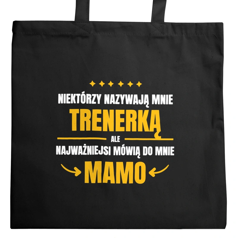 Mama Trenerka - Torba Na Zakupy Czarna