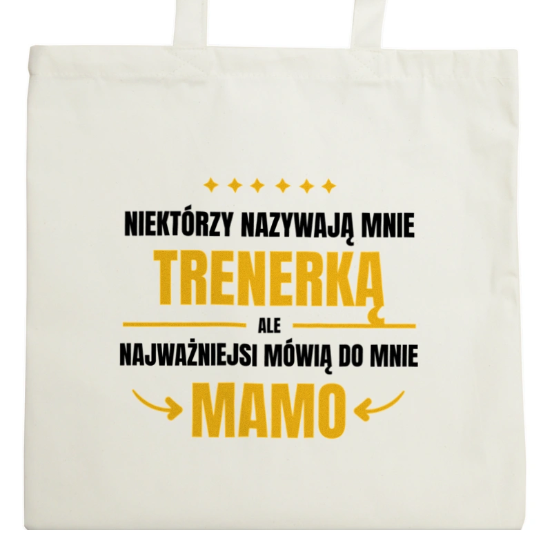 Mama Trenerka - Torba Na Zakupy Natural