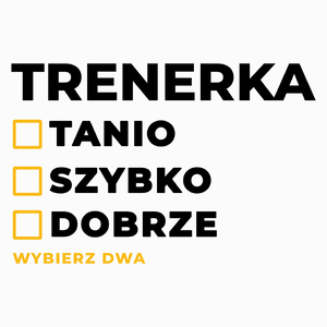 szybko tanio dobrze trenerka - Poduszka Biała