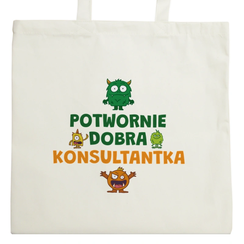 Potwornie Dobra Konsultantka - Torba Na Zakupy Natural