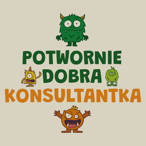 Potwornie Dobra Konsultantka - Torba Na Zakupy Natural