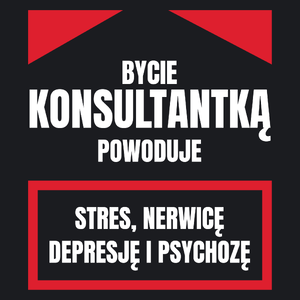 Bycie Konsultantką - Damska Koszulka Czarna