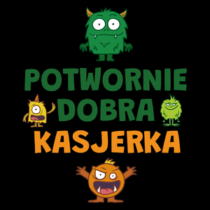 Potwornie Dobra Kasjerka - Torba Na Zakupy Czarna