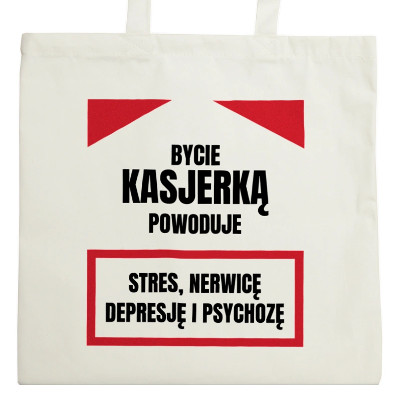 Bycie Kasjerką - Torba Na Zakupy Natural