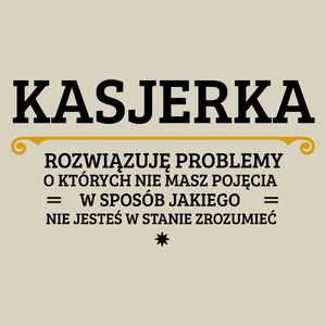 Kasjerka - Rozwiązuje Problemy O Których Nie Masz Pojęcia - Torba Na Zakupy Natural