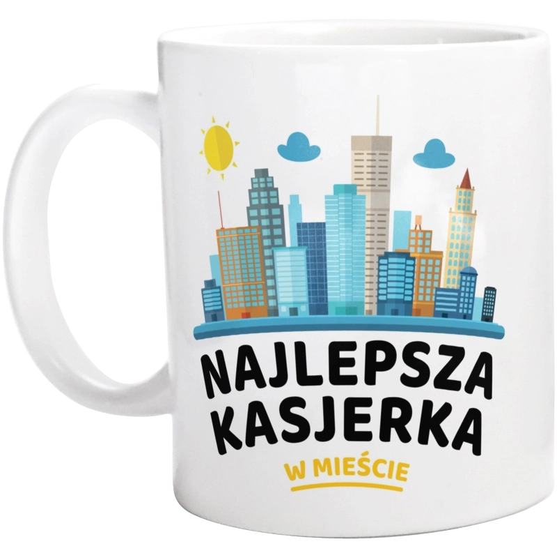 Najlepsza Kasjerka W Mieście - Kubek Biały