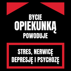 Bycie Opiekunką - Torba Na Zakupy Czarna